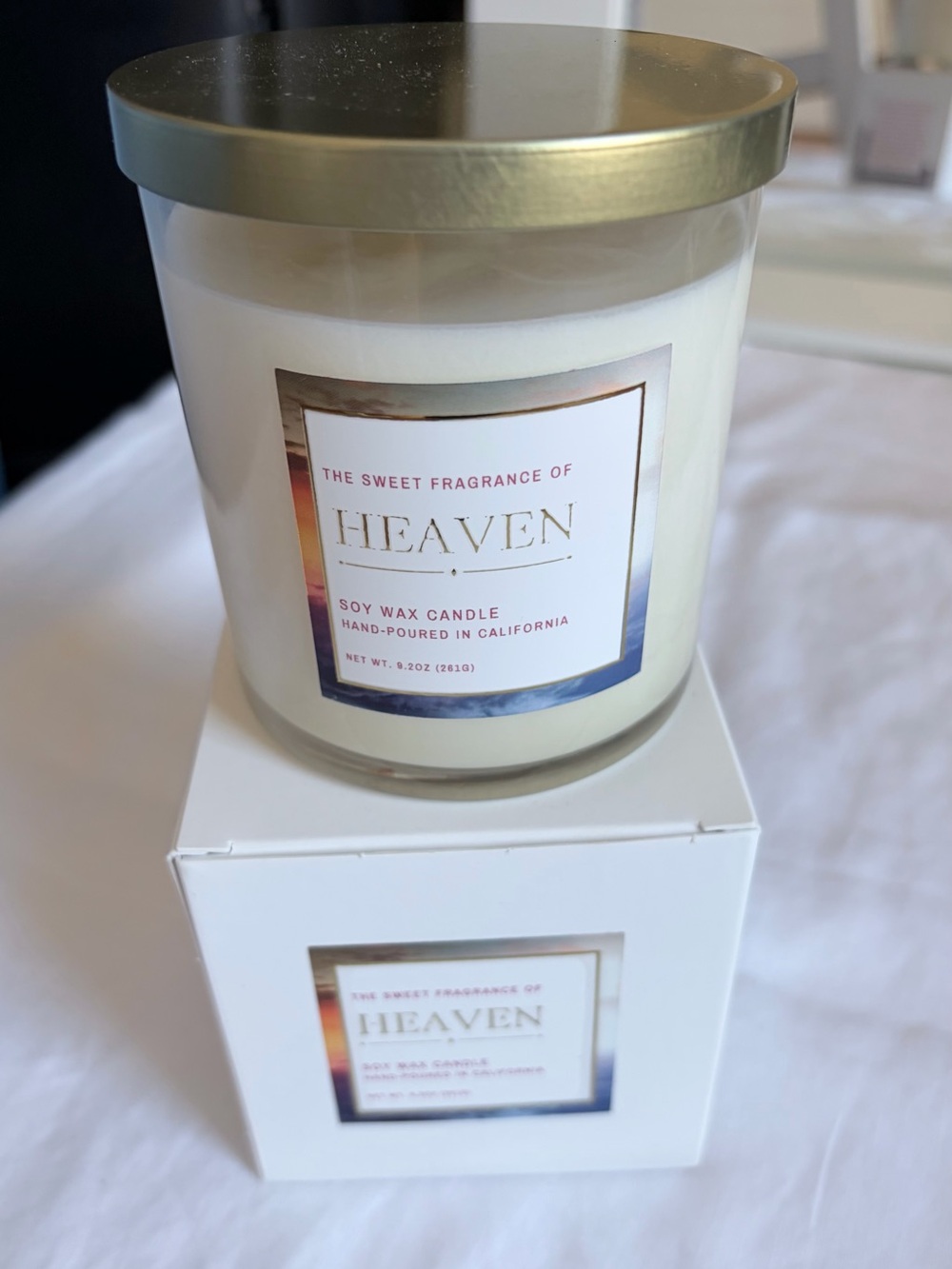 THE SWEET FRAGRANCE OF HEAVEN CANDLE Randy Kay
